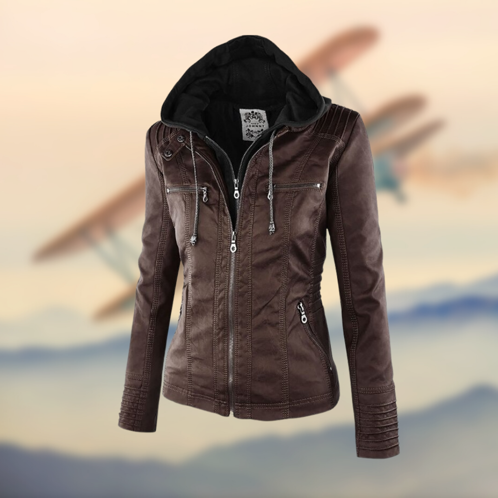 Jutta™ - Die elegante und einzigartige Lederjacke