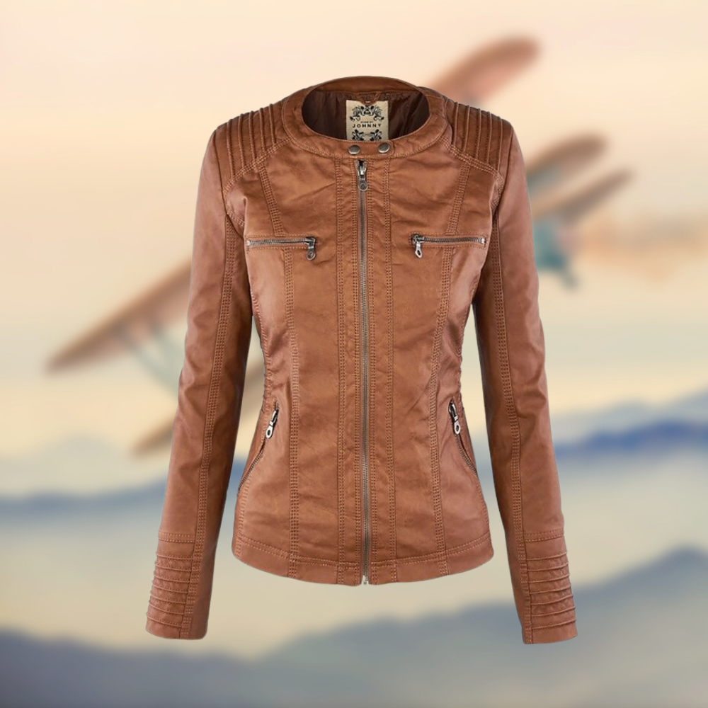 Jutta™ - Die elegante und einzigartige Lederjacke