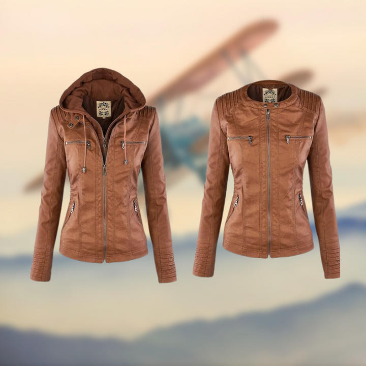 Jutta™ - Die elegante und einzigartige Lederjacke