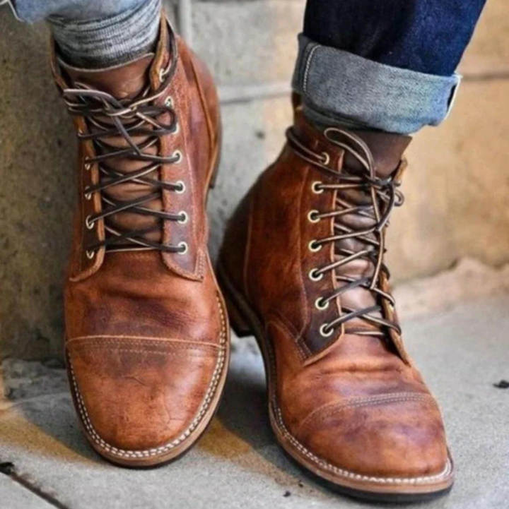 Hans™ - Vintage Schnürstiefel aus Leder