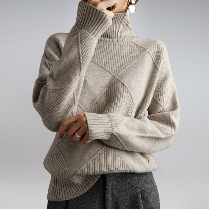 Ilse™ - Cashmere Rollkragenpullover