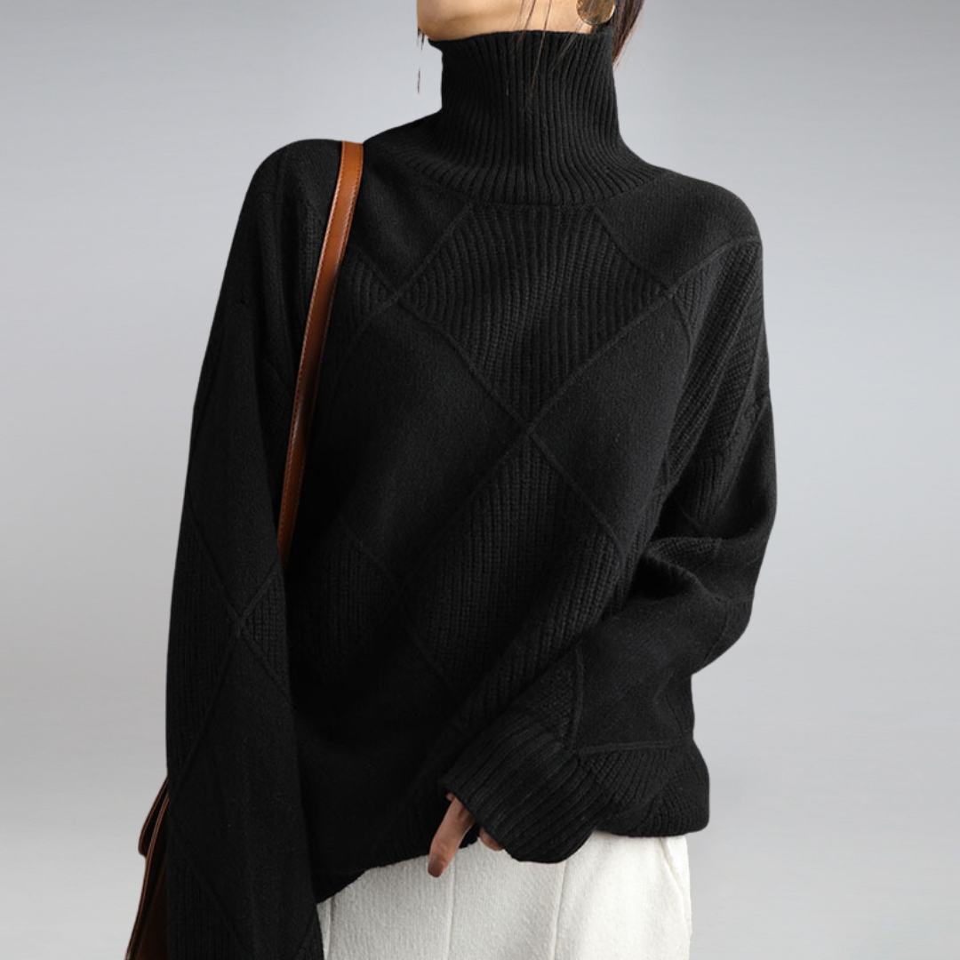 Ilse™ - Cashmere Rollkragenpullover