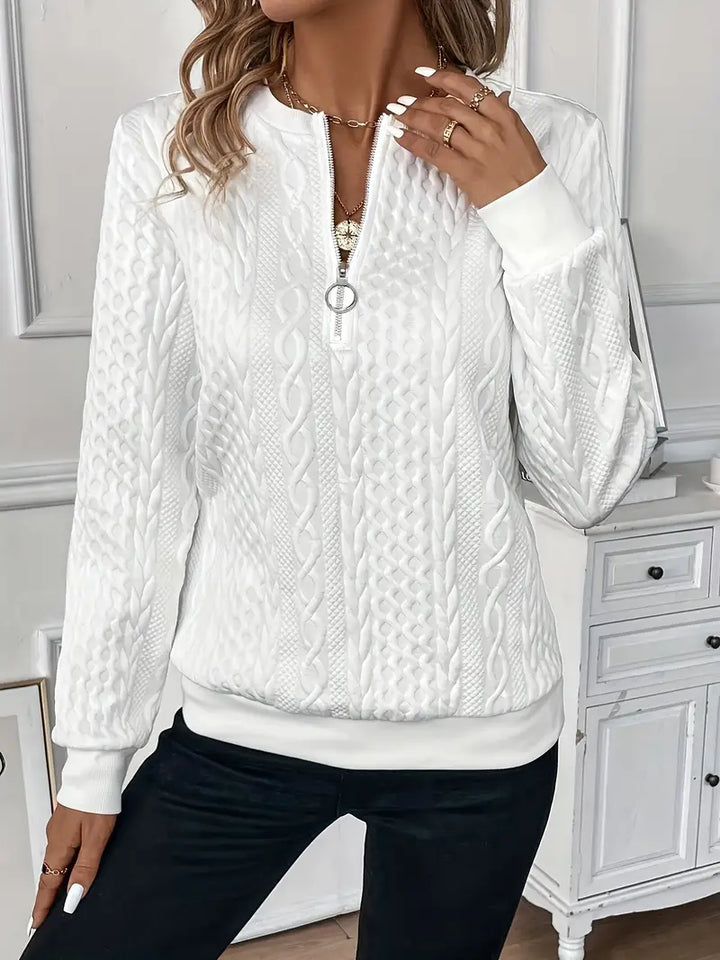 Inge™ - Stylischer Pullover mit Reißverschluss für Komfort und Stil