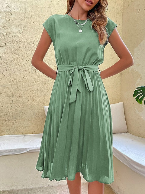 Hera | Elegantes Sommerkleid mit Bauchbedeckung