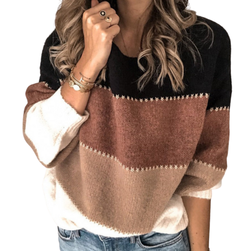 Mathilda™ - Gestreifter Strickpullover für Frauen