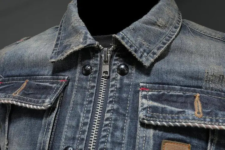 Robert | Retro Denim Jacke