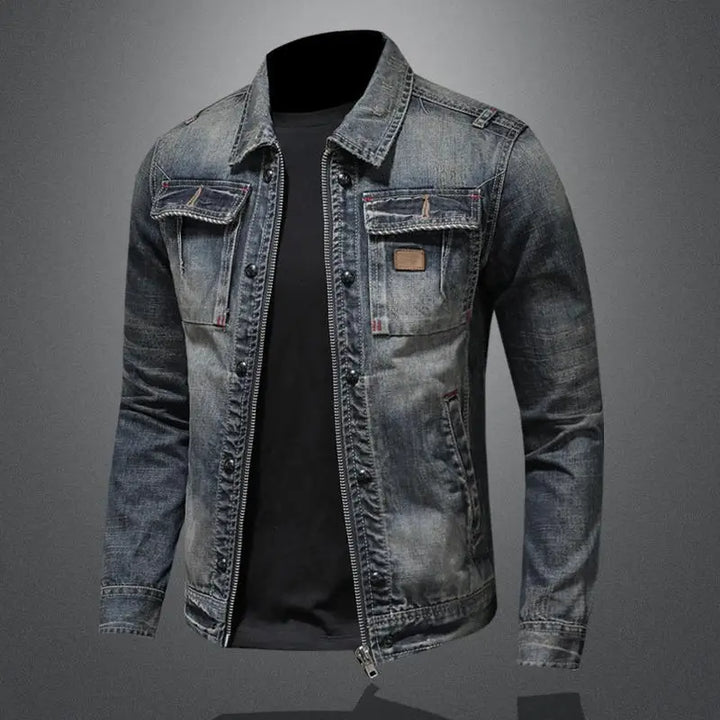 Robert | Retro Denim Jacke