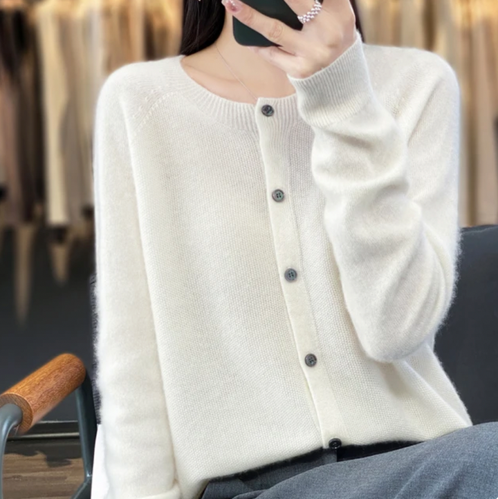 Annika™ - Kuscheliger Woll-Cardigan