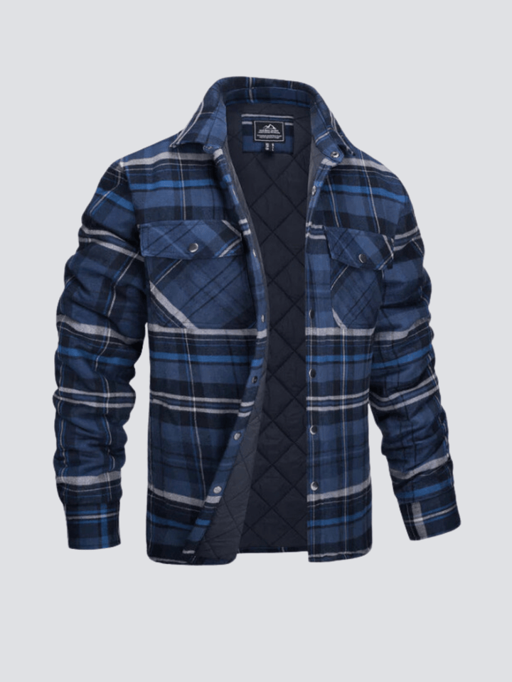 Jakob™ - Gestreifte Flanelljacke