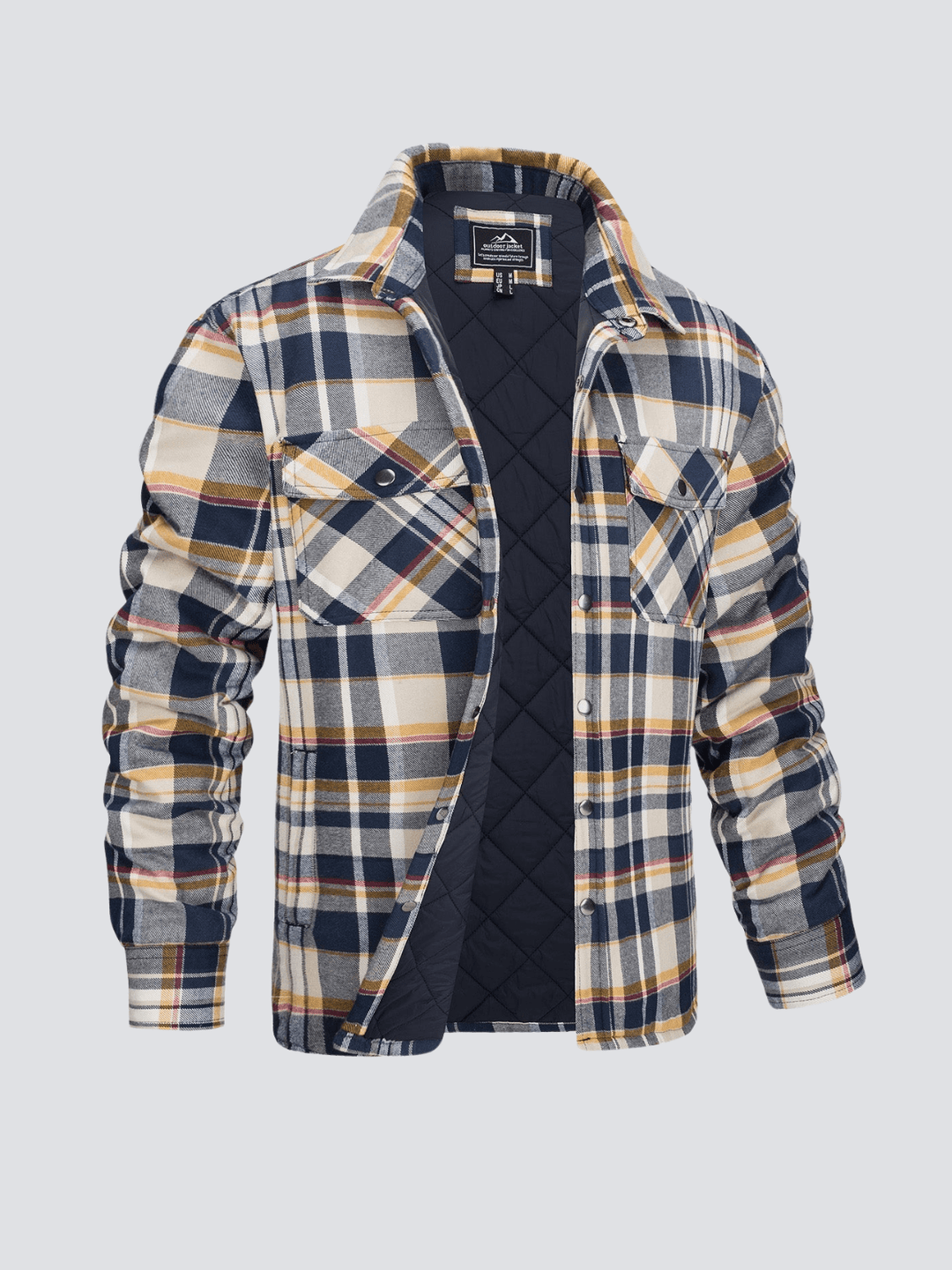 Jakob™ - Gestreifte Flanelljacke