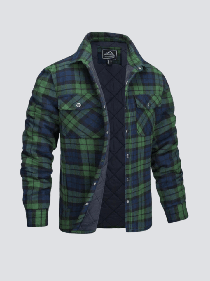 Jakob™ - Gestreifte Flanelljacke