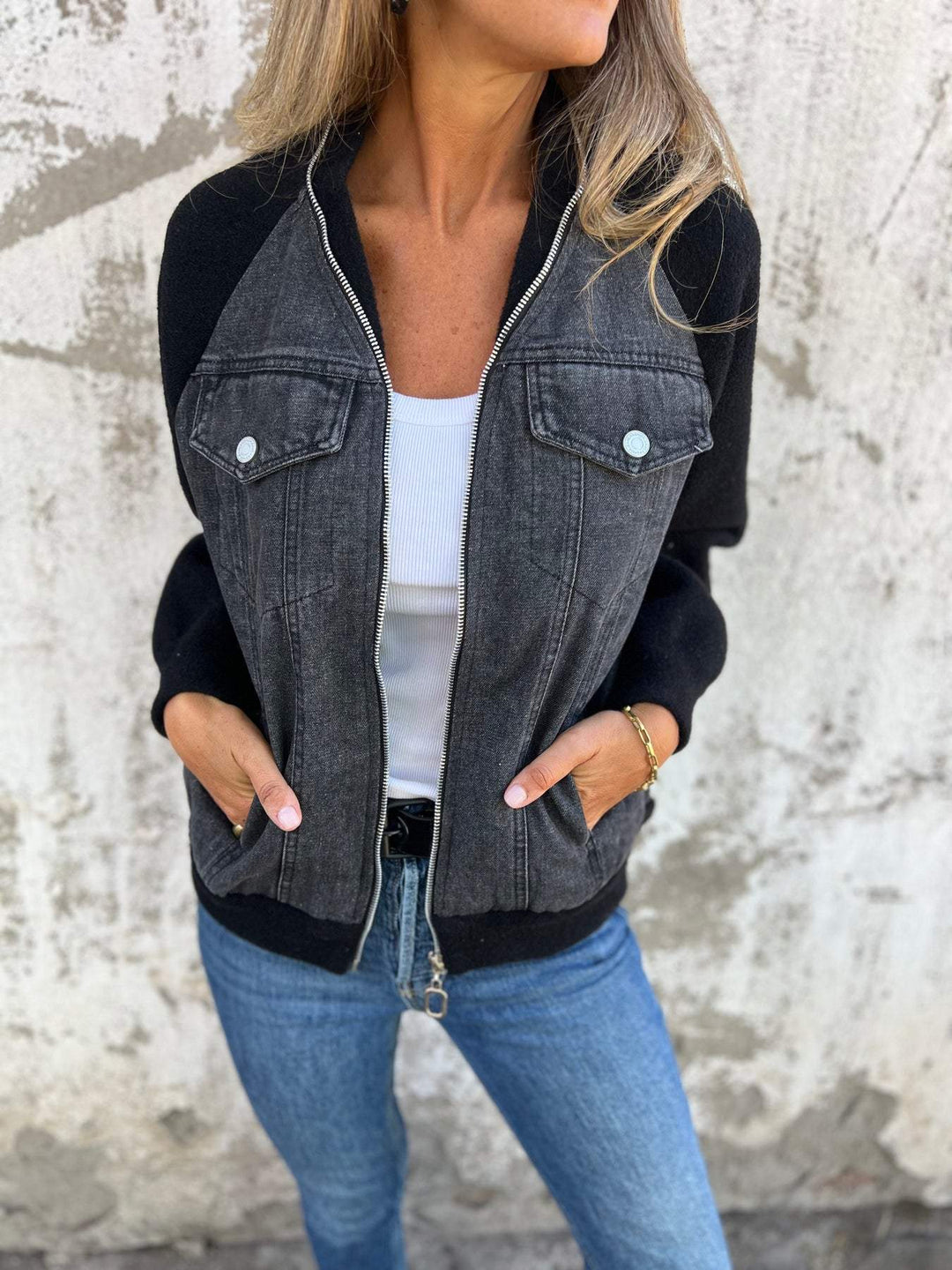 Lina™ - Stylische Denim-Jacke