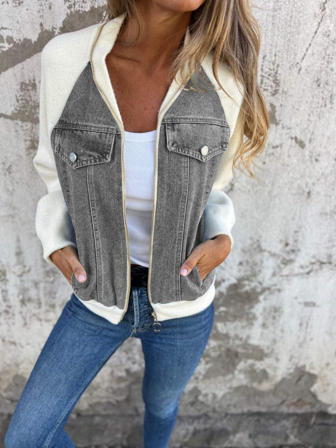 Lina™ - Stylische Denim-Jacke