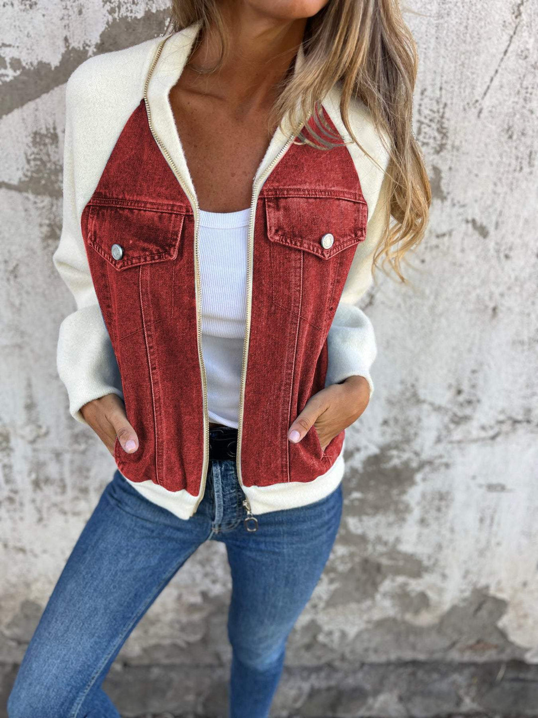 Lina™ - Stylische Denim-Jacke