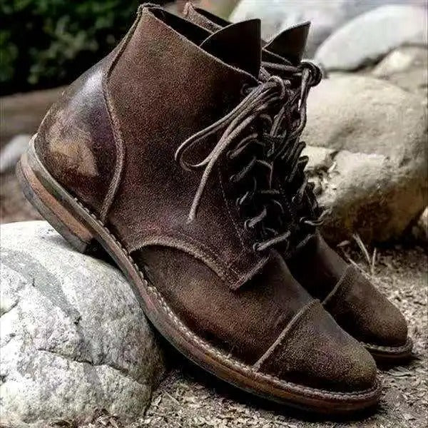 Hans™ - Vintage Schnürstiefel aus Leder