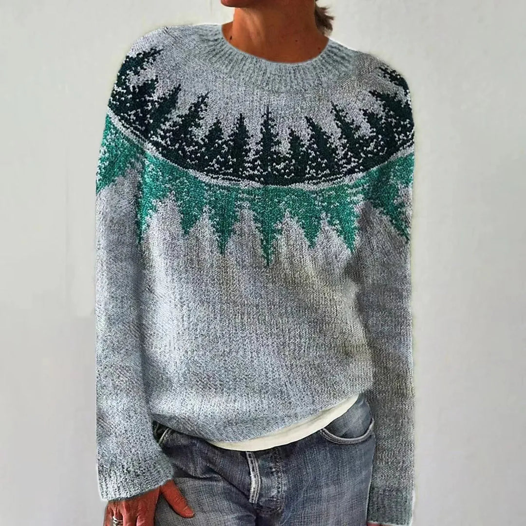 Irma™ - Herbstlicher Retro-Pullover